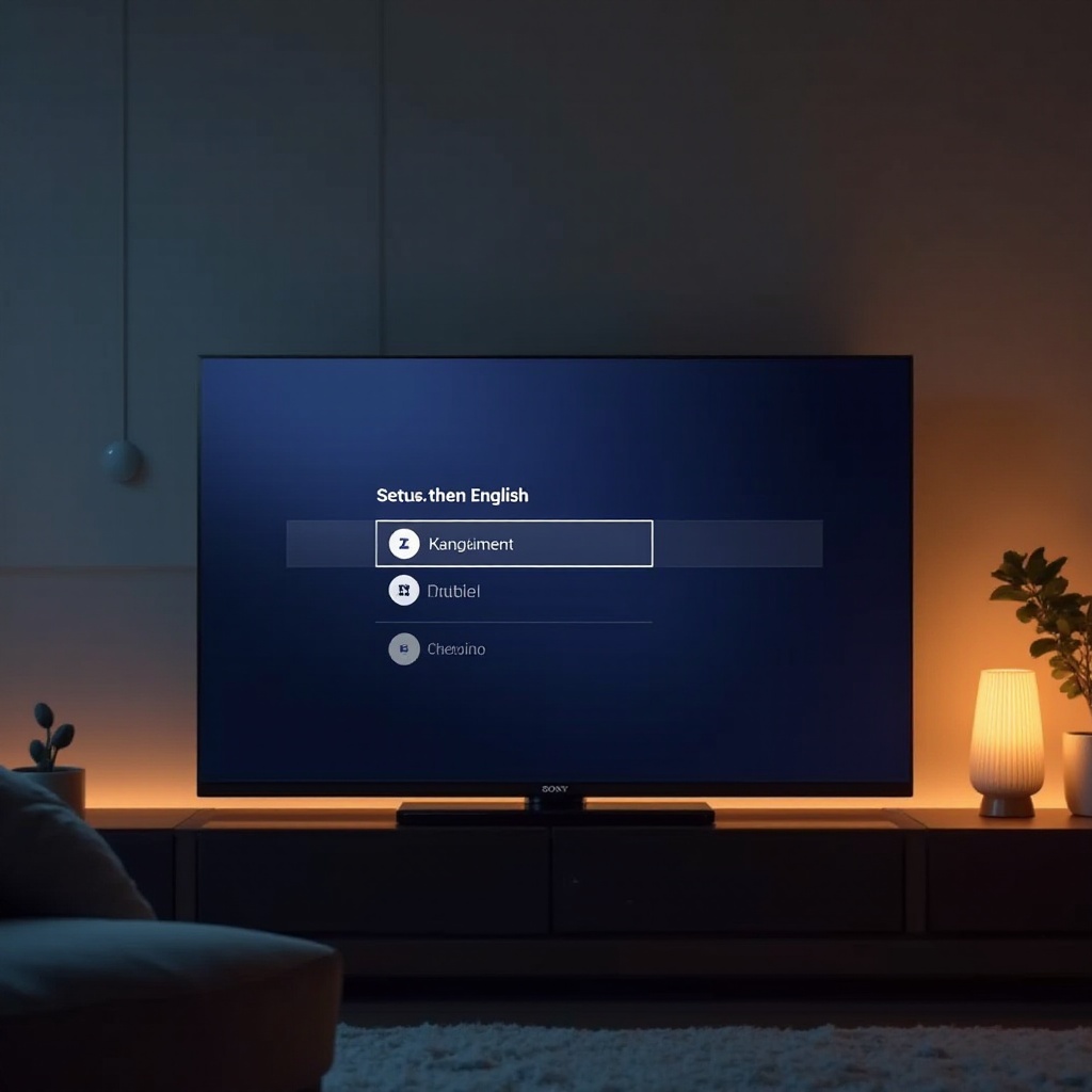 sony電視雙語設定